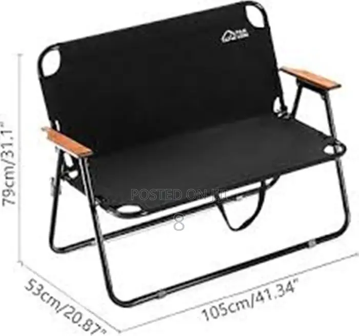 Extra-Wide 2-Seater Camping Chair – Lightweight Durable