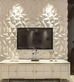 White 3d Wall Panels
