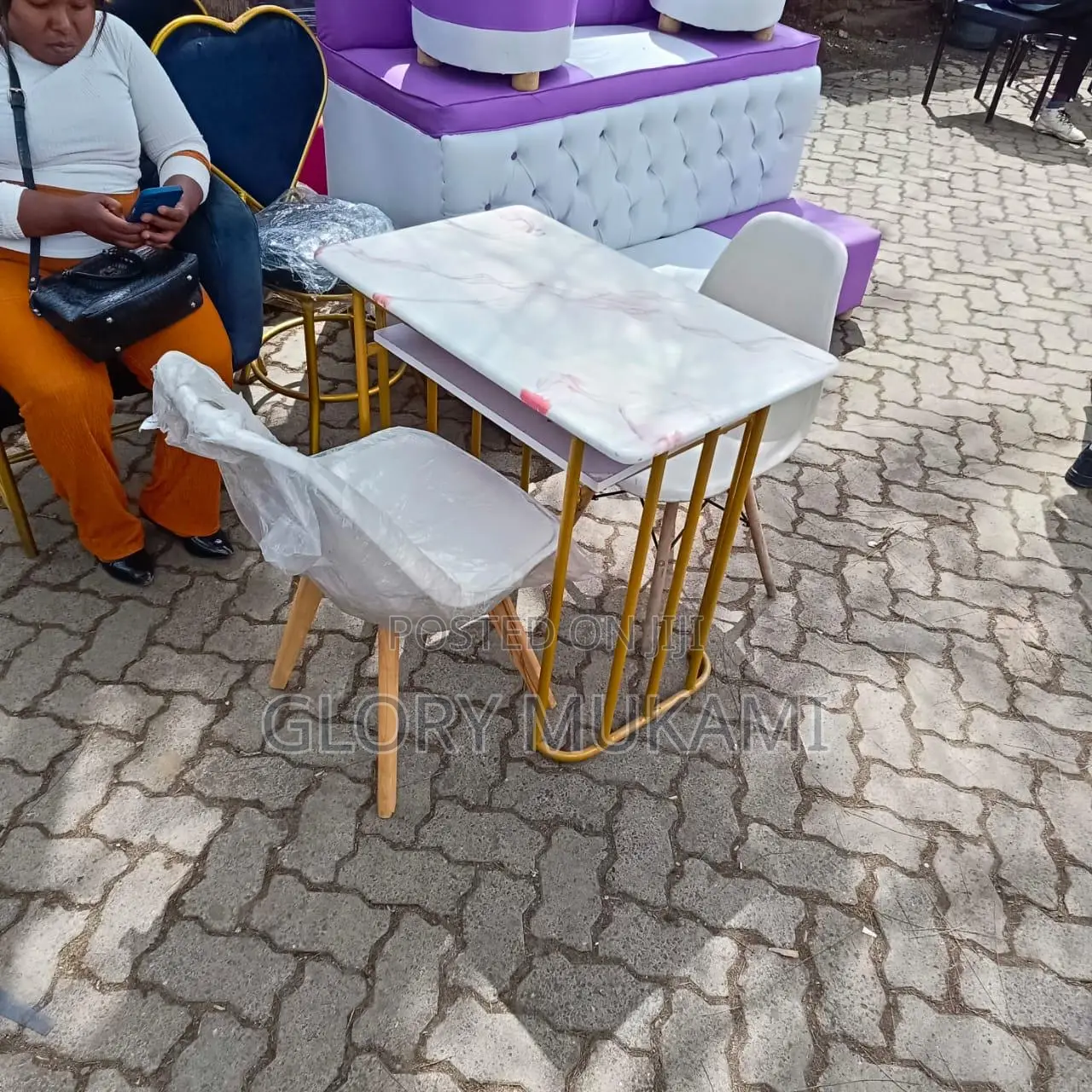 2 Manicure Chairs And Manicure Table