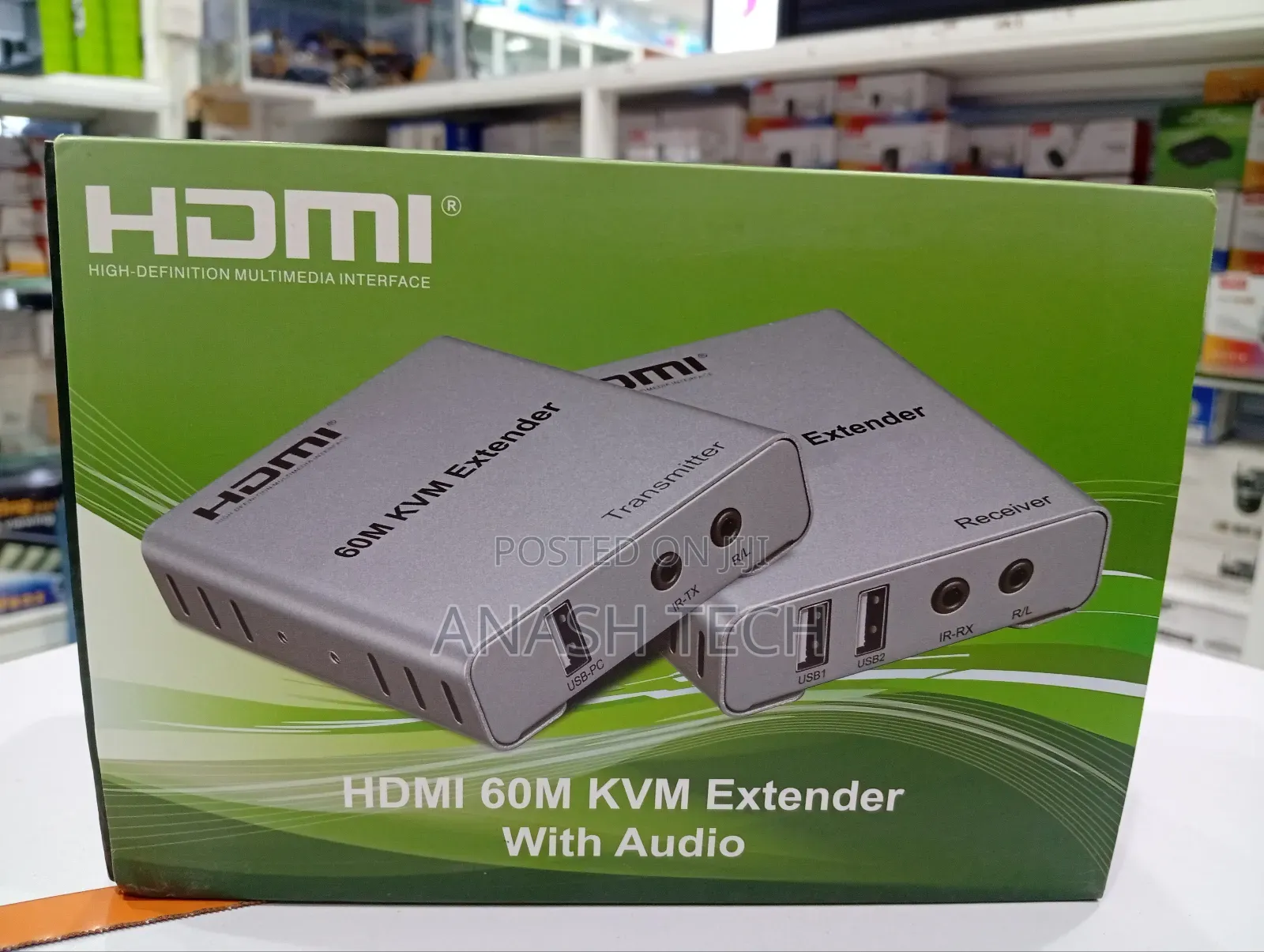 60m KVM Hdmi Extender Over Ethernet With Usb Port