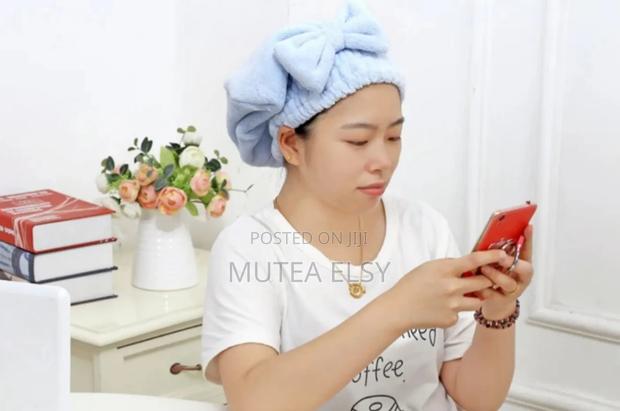 Pink,Blue,Green Brawn Super Absorbent Quick Drying Hair Caps - thumbnail 2