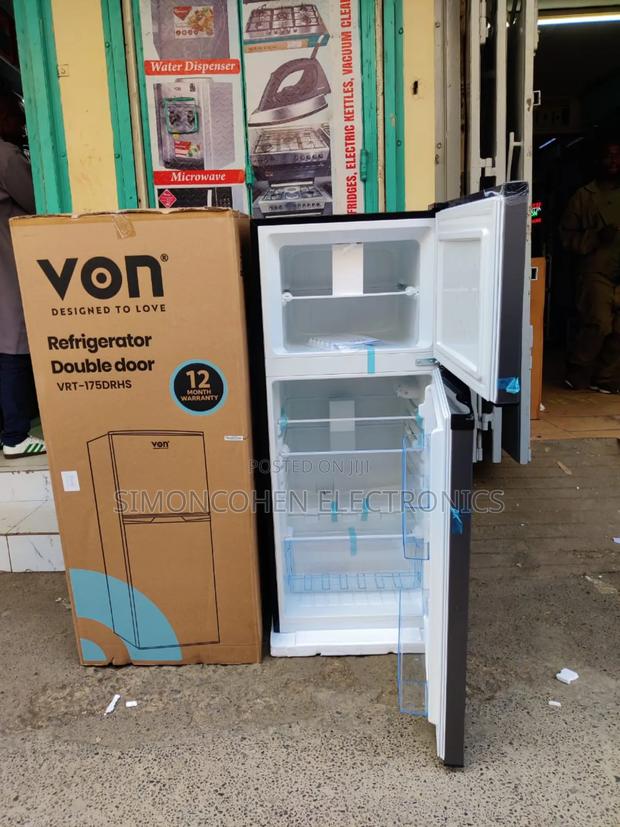Von Double Door Fridge 175litres Direct Cool - thumbnail 2