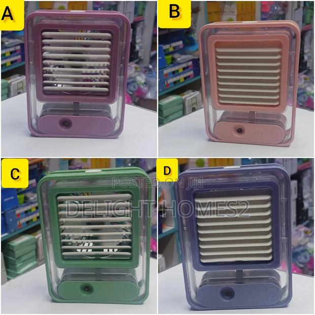 Desk Spray Portable Standing Fan_esj