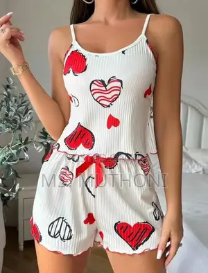 Ladies Cute 2 Piece Set Loungewear / Sleepwear Size M,L