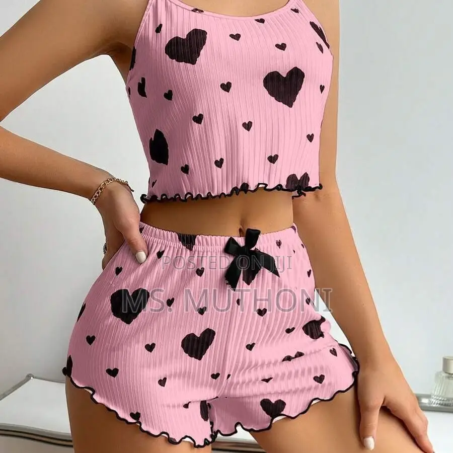 Ladies Cute 2 Piece Set Loungewear / Sleepwear Size M,L