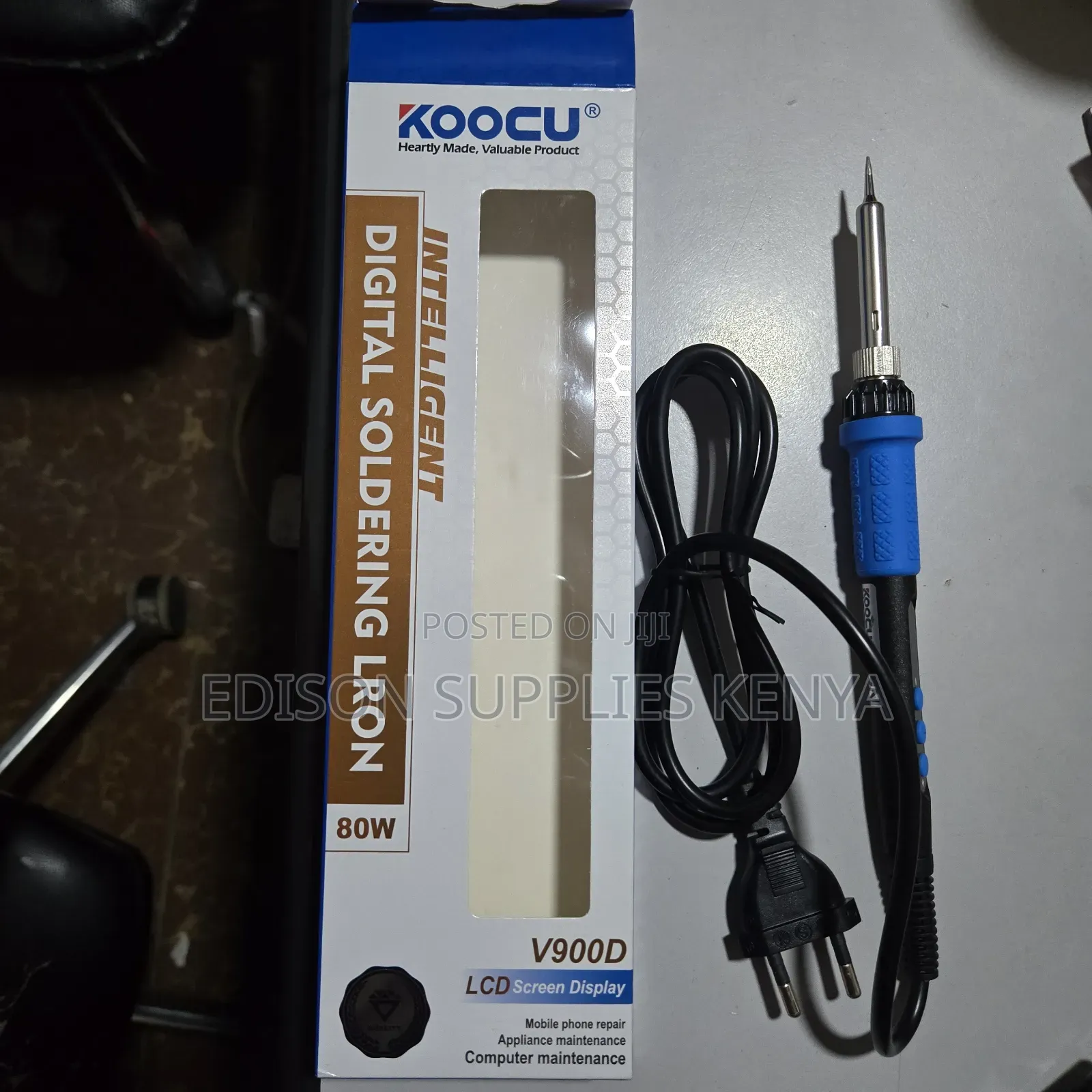 Digital Soldering Iron 80w/120w Adjustable Temp Lcd Display Solder Gun