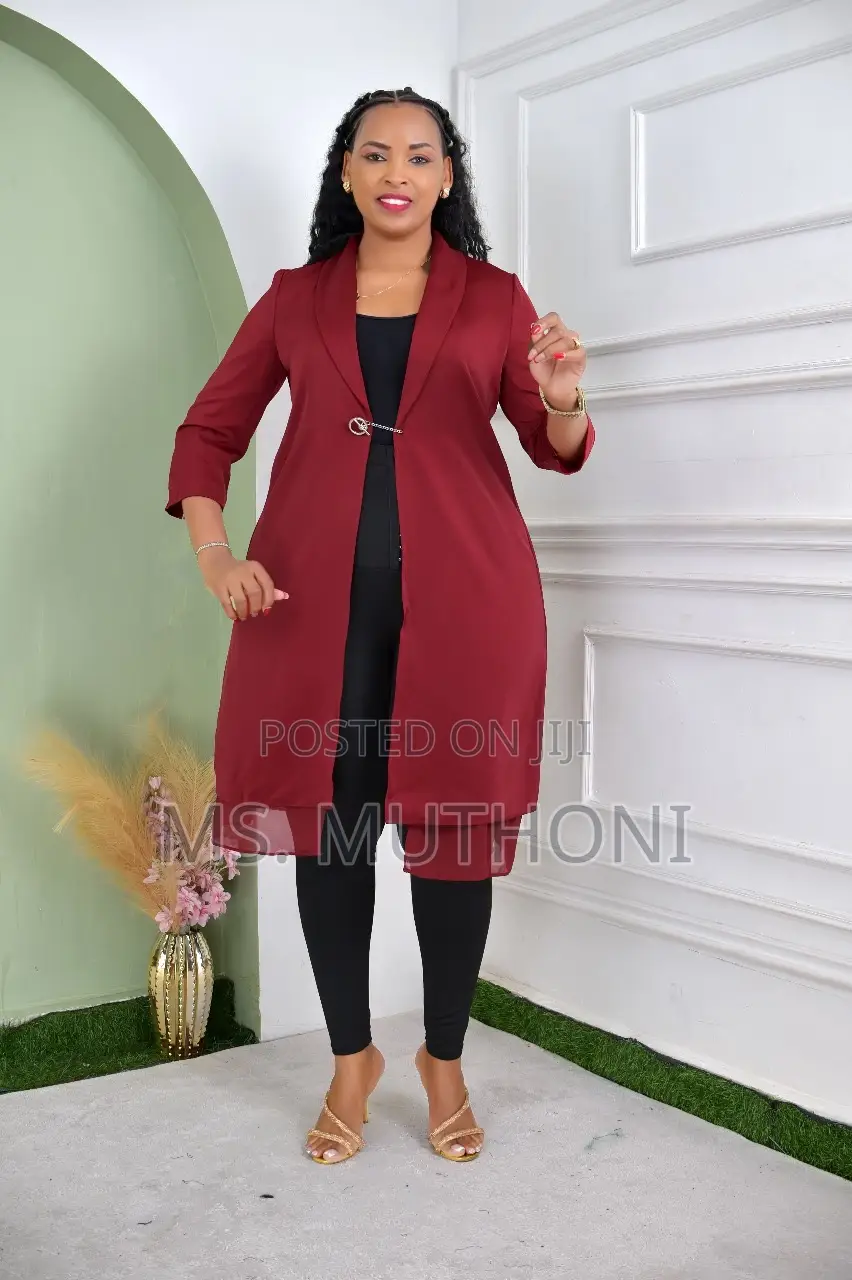 Elegant Original Chiffon Fancy Kimono Blazer Sizes M-2xl (42-48)