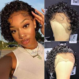 Water Curl Pixie 13*4 Human Hair - thumbnail 2