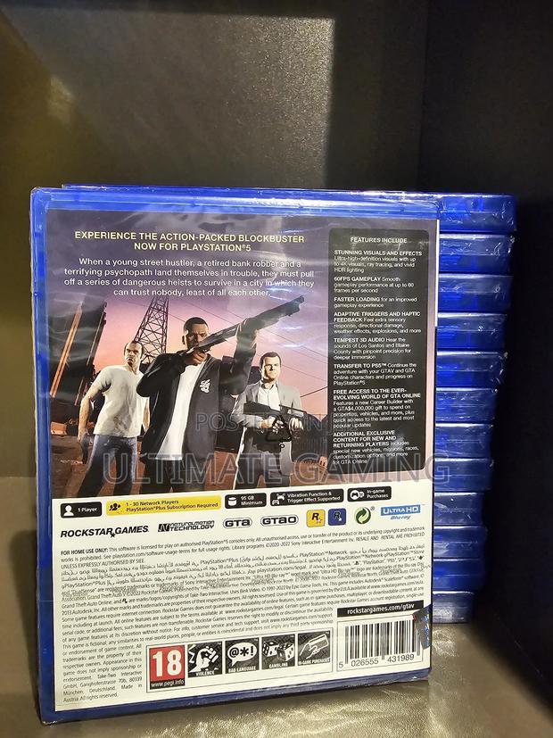 Ps5 Gta 5 ( Gran Theft Auto) V - thumbnail 2