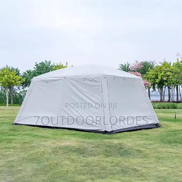 8–12 Man Double Layer Full Cover Camping Tent – 2 Room Design - thumbnail 2