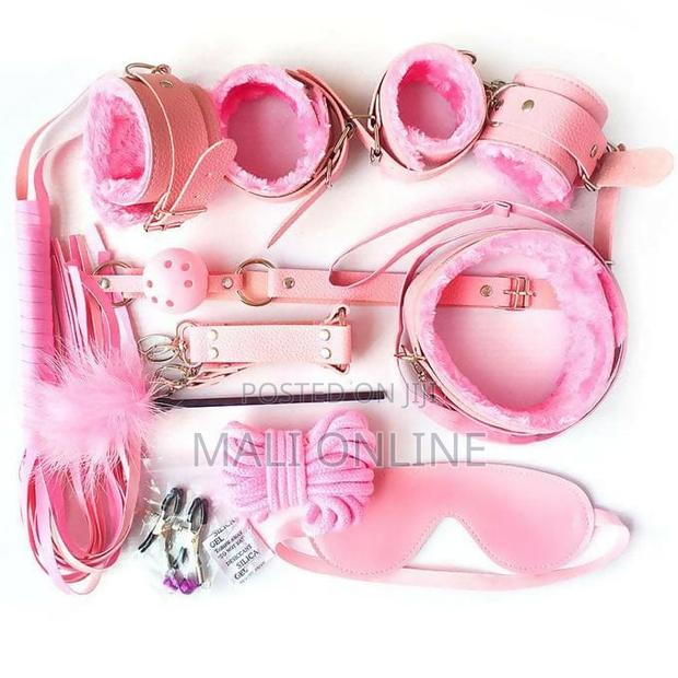 10pcs Bdsm Bondage Set For Couples Leather Restraint Kit - thumbnail 2