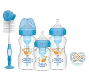 Dr. Browns Natural Flow Anti-Colic Option+ Wide Neck Bottle Set