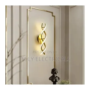 Andwarm Spiral Shape Wall Lamp