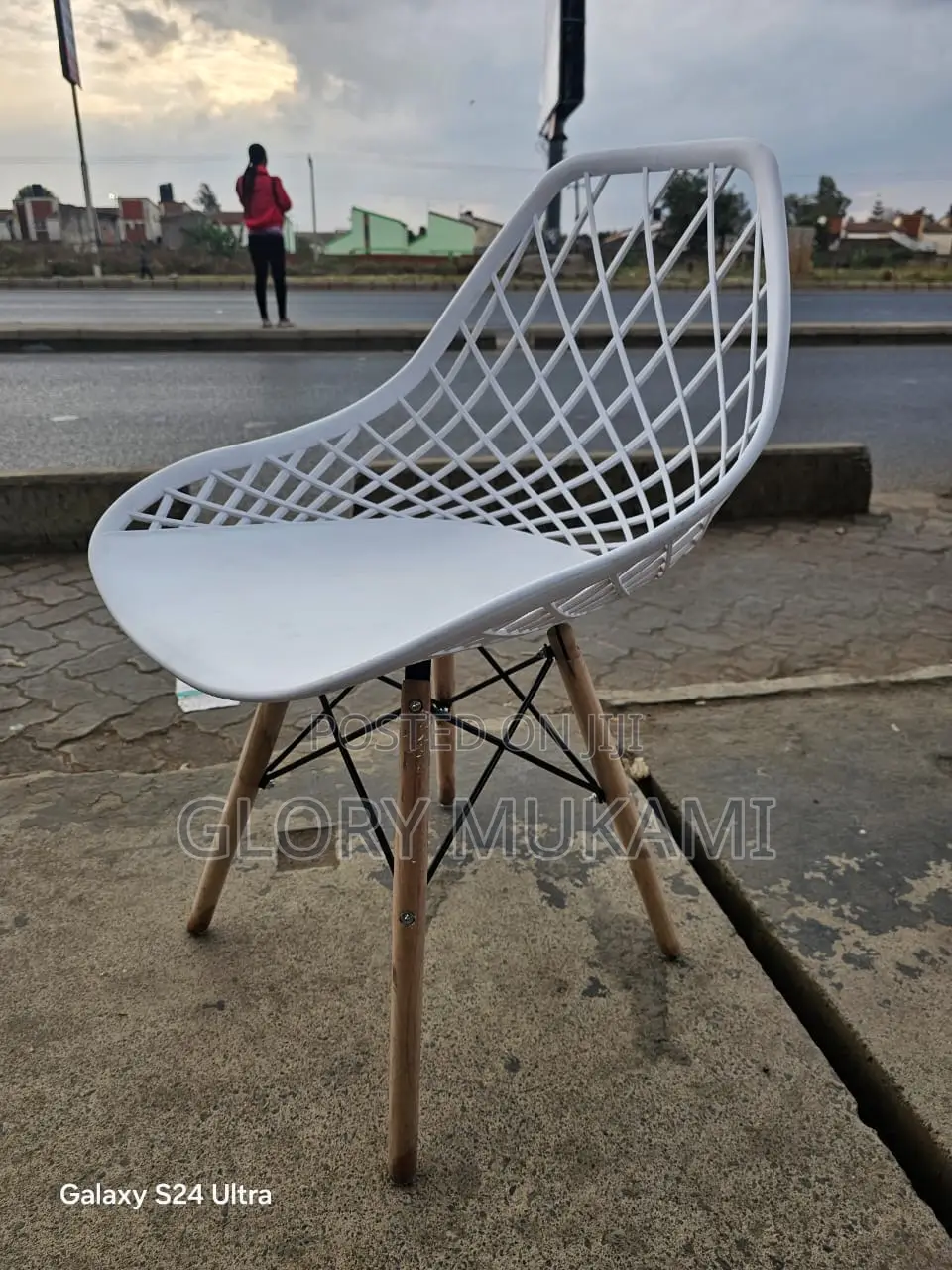 White Eames /Hanging Chairs