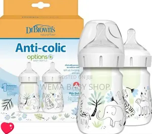 150ml Twin Pack Dr. Browns Natural Flow Anti -Colic Option+ Bottles