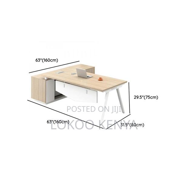 Office Desk :V-Frame Executive Office Table – 1600mm - thumbnail 4