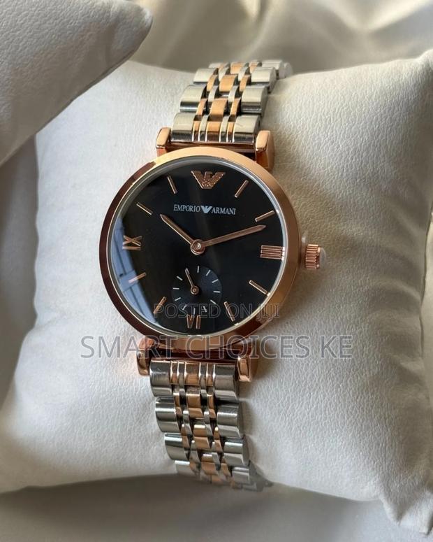 Emporio Armani Ladies
 
 Metallic Strap
 Stainless Steel