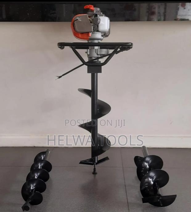 Earth Auger With 3 Drill Bits