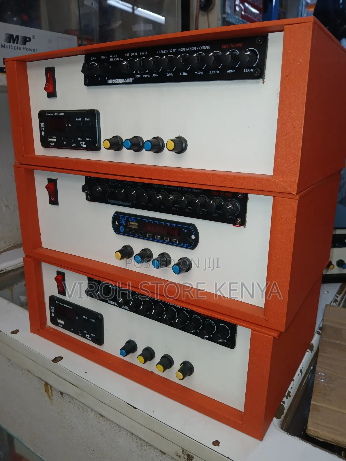 Juakali Amplifier With Equalizer Super Bass Amplifier Bt/Fm