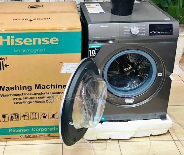 Simplify Laundry Day With Hisense 10kg Wash Spin Machine - main view