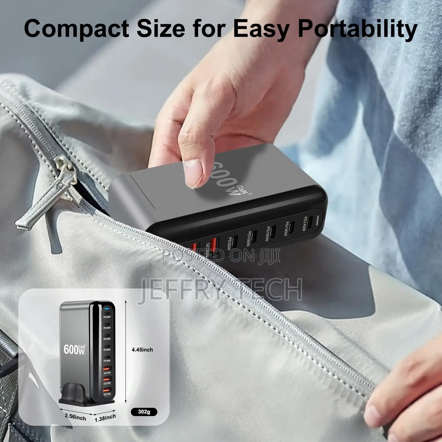 600w Usb a Usb C Charging Station,5 Type-C Ports 【2×140w, 2