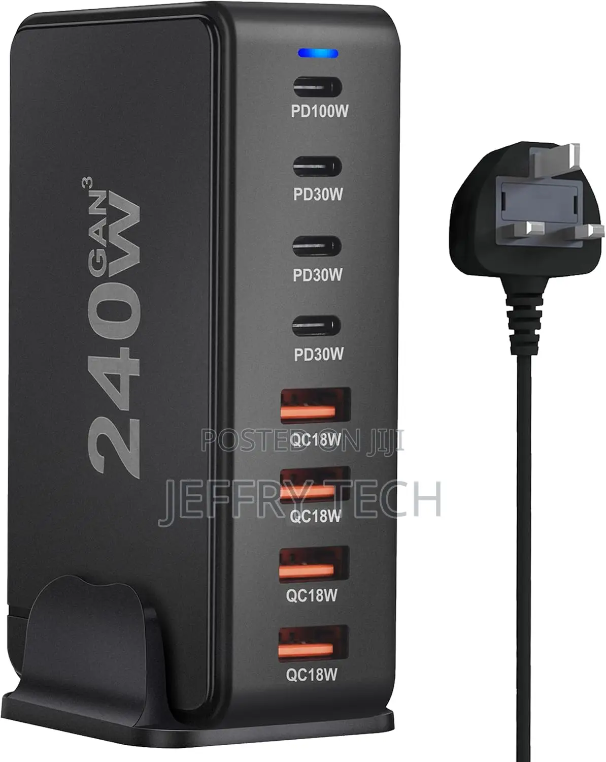 240w Usb C Charger Charging Station - 4 Type-C Ports (100w,