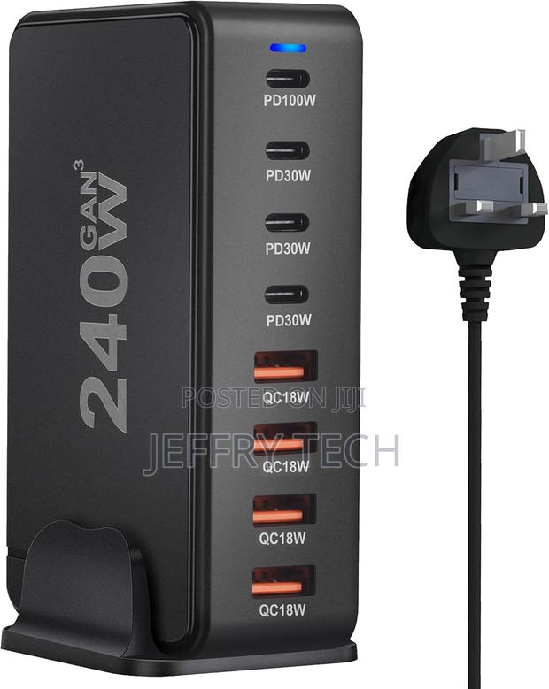 240w Usb C Charger Charging Station - 4 Type-C Ports (100w,