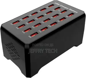 20 Ports Usb Charger Station, 100w/20a,Multiple Usb Charging