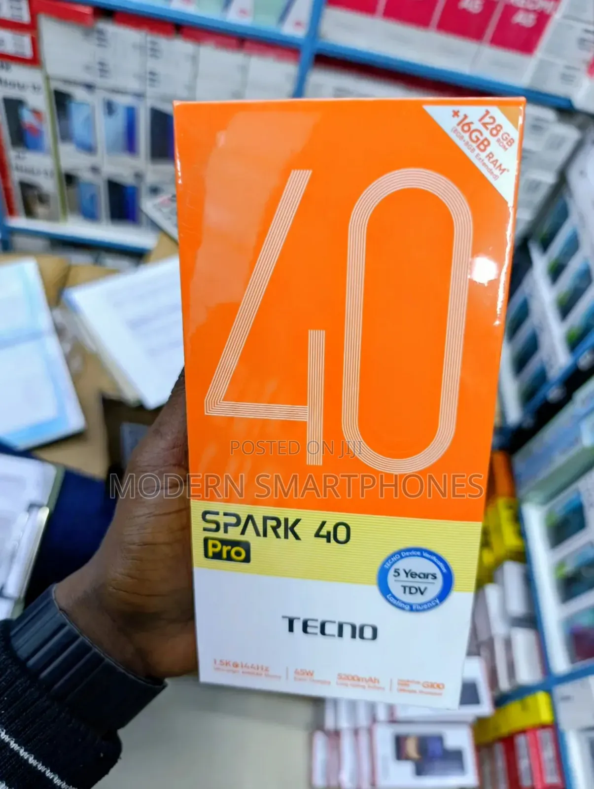 New Tecno Spark 40 Pro 128 GB Blue