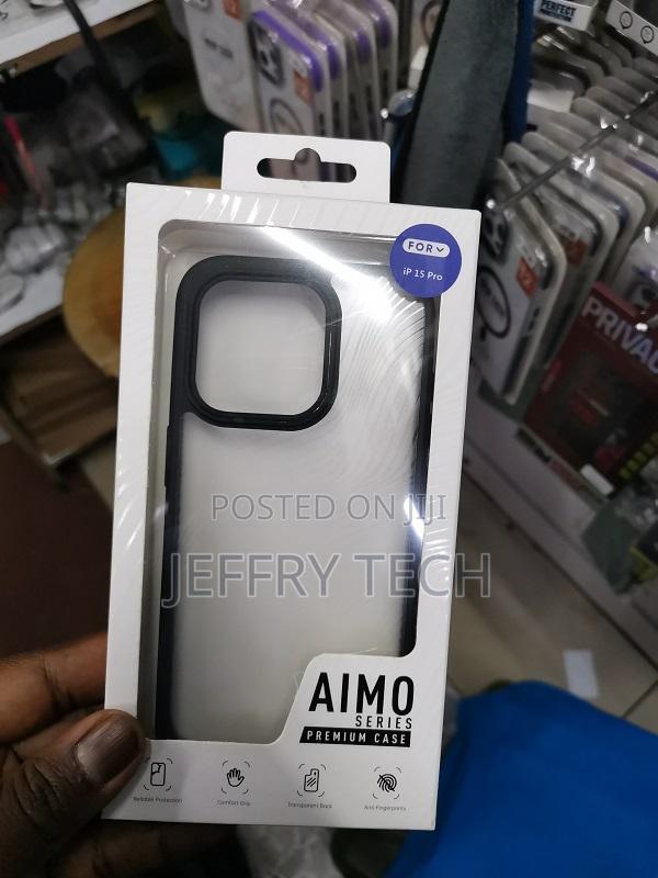 iPhone 15 Pro 6.1-Inch, Non-Yellowing Shockproof Phone Cover