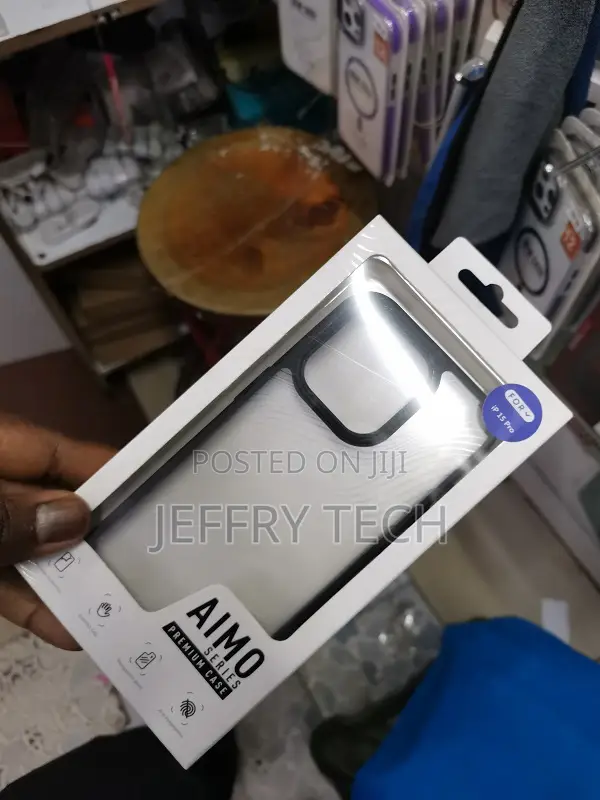 iPhone 15 Pro 6.1-Inch, Non-Yellowing Shockproof Phone Cover