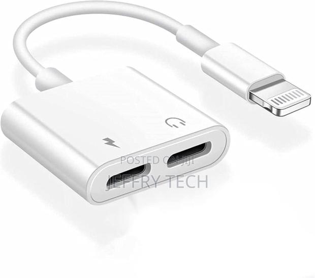 iPhone Headphones Adapter Splitter, 2 in 1 Dual Lightning - main view