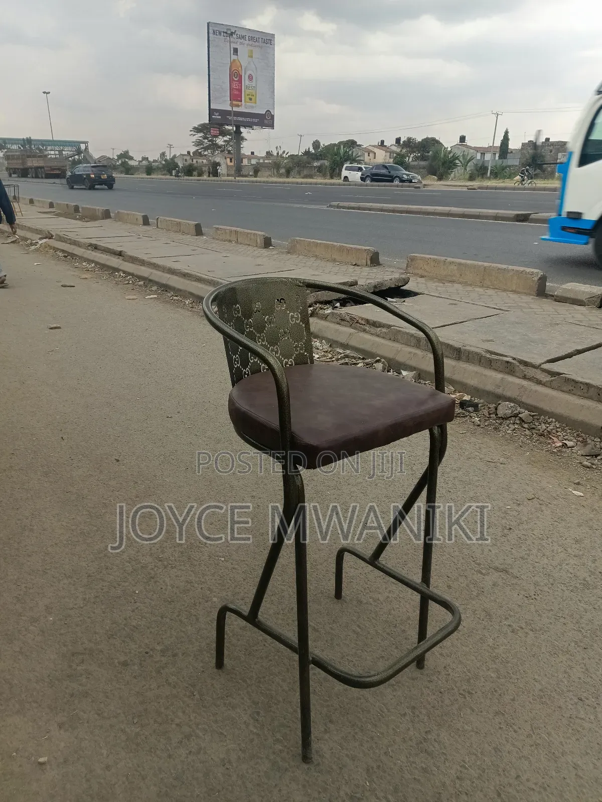 High Bar Powder Coated Chair 
