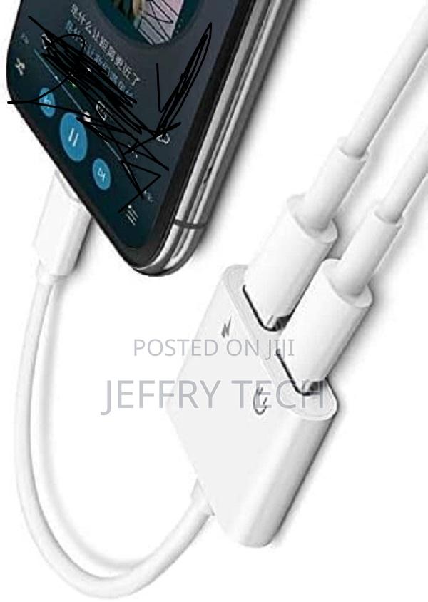 2 in 1 Dual Lightning Adapter Splitter for iPhone,Dongle H - thumbnail 2