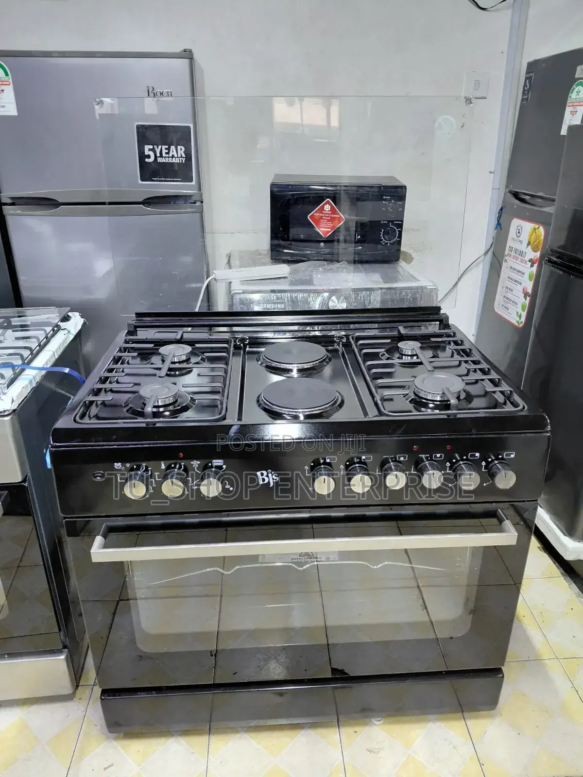 Bj 4+2 60 by 90 Cooker (Black)
