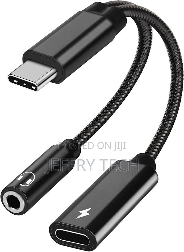 Usb C to 3.5mm Audio Adapter, 2-in-1 Usb C Headphone Adapte