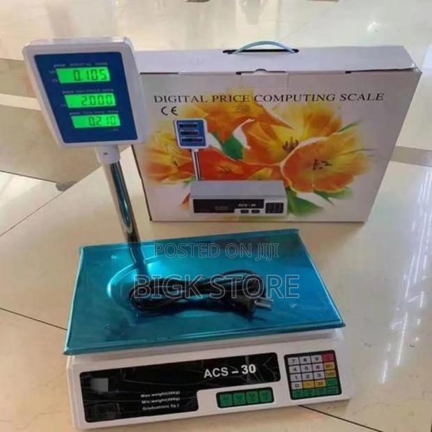 40 KGS Acs-40 Digital Computing Weighing Scale With Arm - main view