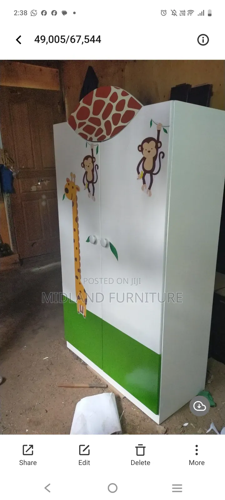 Children Wardrobe Cupboard