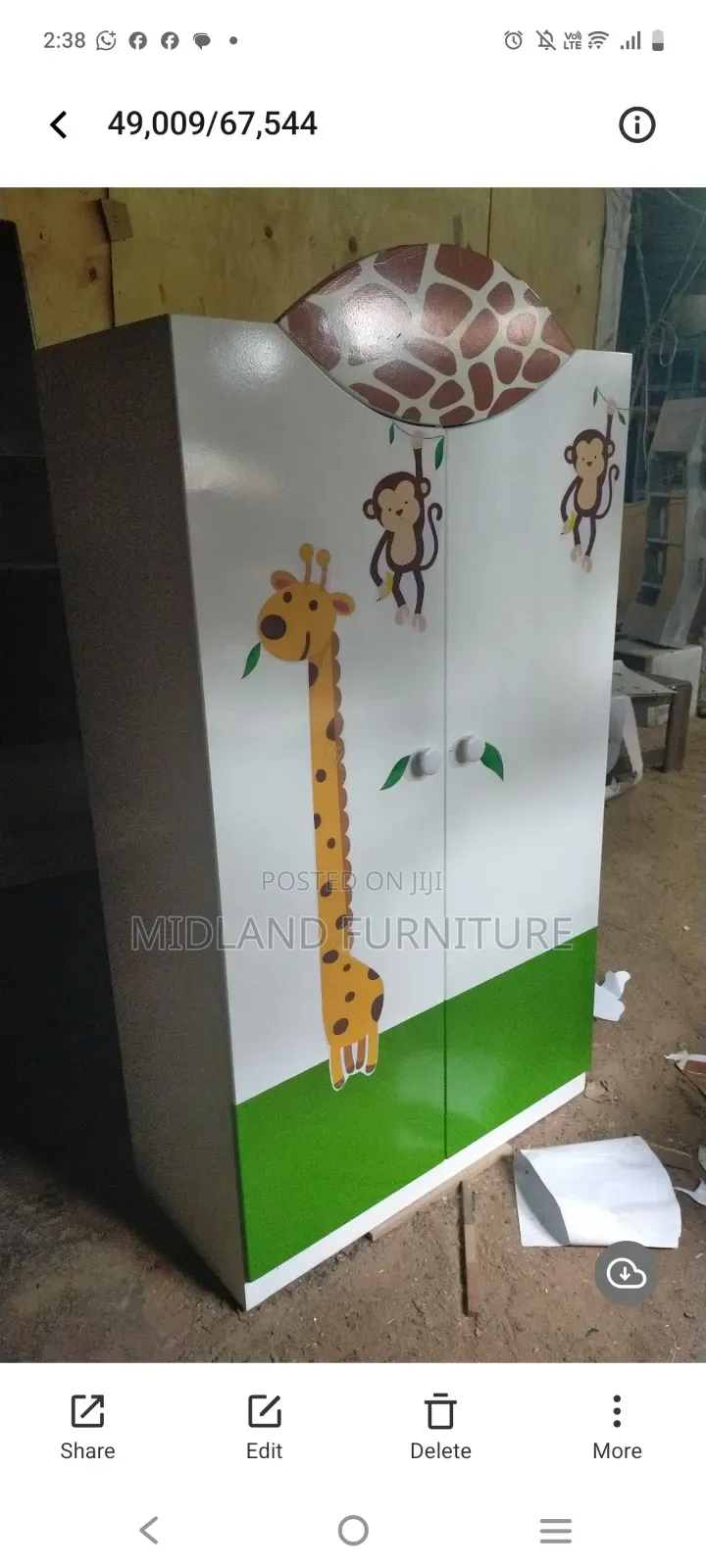 Children Wardrobe Cupboard