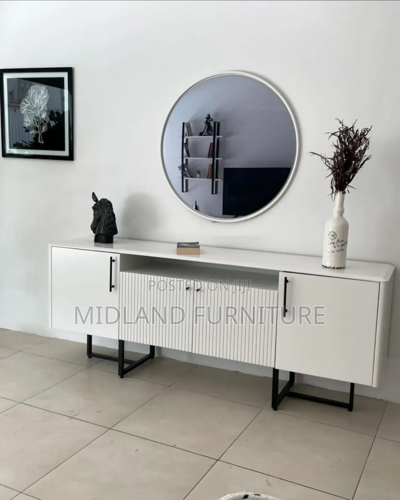 Modern White Tv Stand; Pay in Delivery 