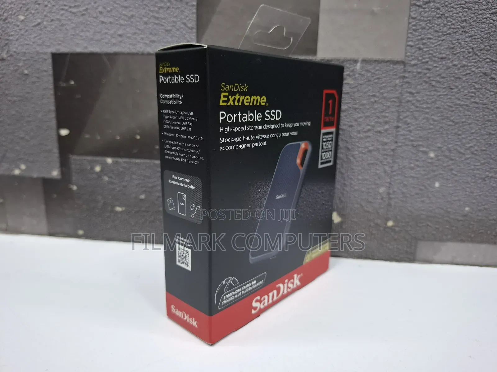 Sandisk 1tb Extreme Portable External SSD
