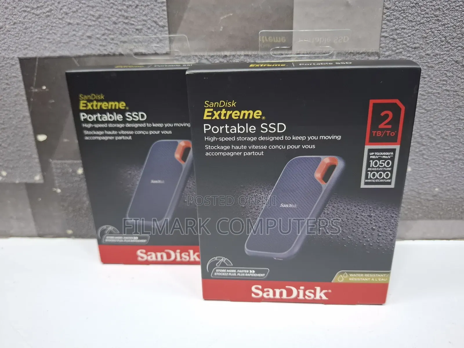 Sandisk 2 Tb Portable Ssd- Up To 1050mb/S – Usb-c, Usb 3.2