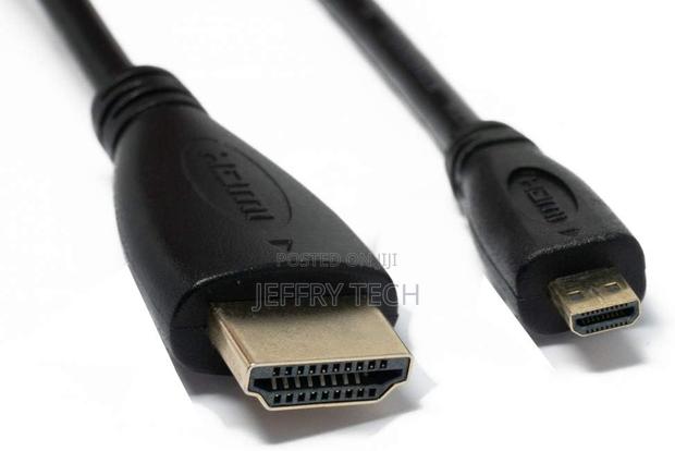 System-S Hdmi Cable 10 M Male to Micro Plug Adapter in Black - thumbnail 2