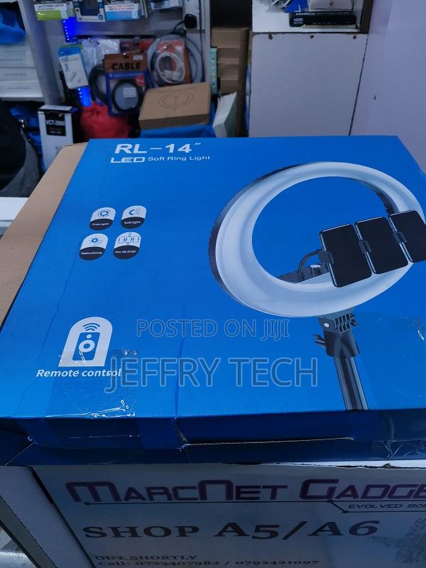 14-Inch Professional Led Ring Light With Adjustable 2m Tripo - main view
