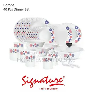 40pcs Signature Glass Dinner Set-Many Prints Available