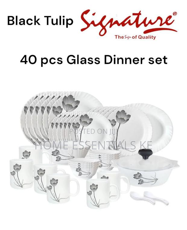 40pcs Signature Glass Dinner Set-Many Prints Available - thumbnail 8
