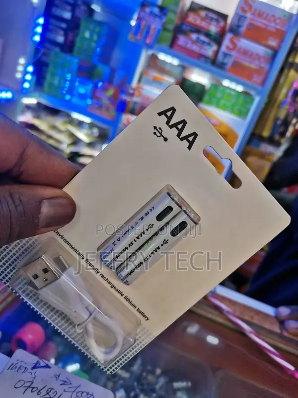 Usb Rechargeable Batteries Aaa Pack of 2 Units 600mwh