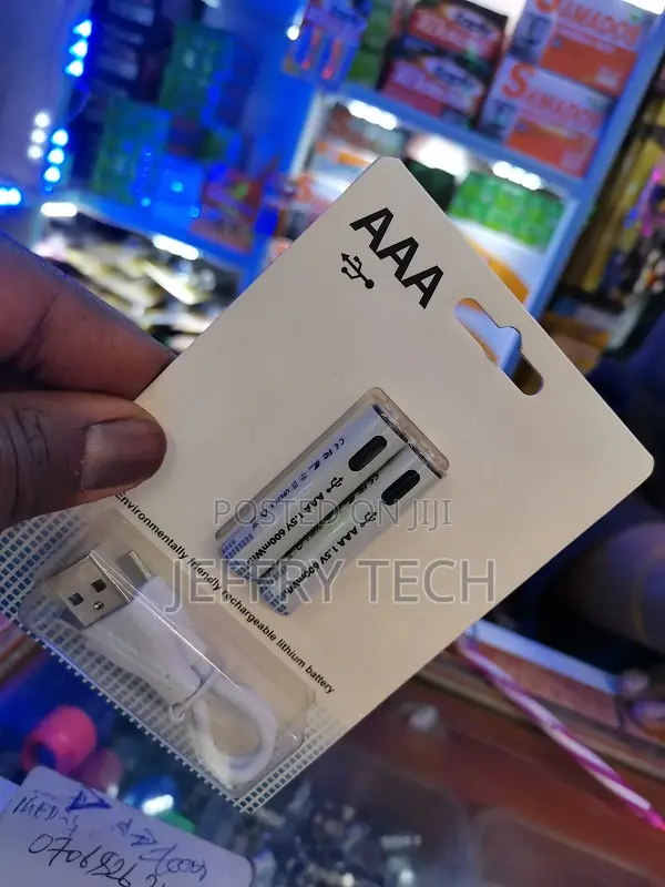 Usb Rechargeable Batteries Aaa Pack of 2 Units 600mwh
