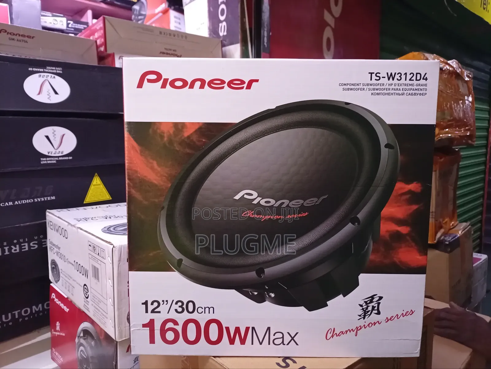 Pioneer Ts-W312d4 Champion Series 12" Dual Voice Coil (Dvc) Speaker