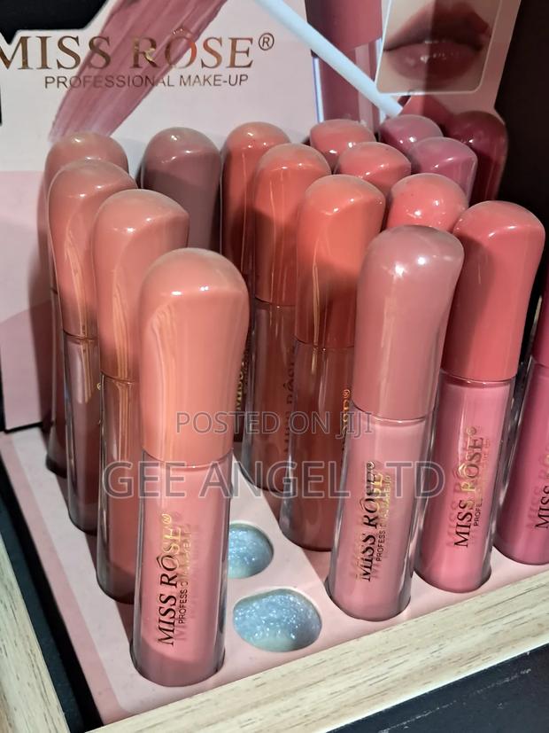 6 Colour Lip Gloss (Miss Rose)